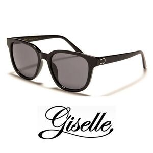 Giselle Classic Round Women's Sunglasses Black Frame/Black Lens GSL22318